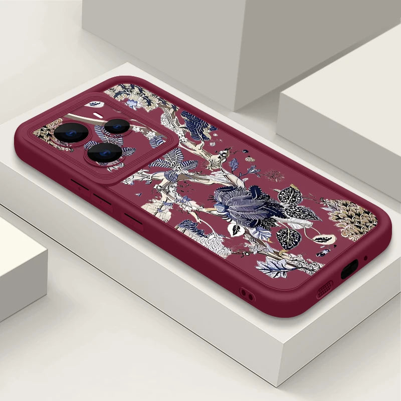 Summer Leaf Pattern Phone Case For Xiaomi Redmi Note 15 14 13 12 Pro 4G Note 13 14 Pro Plus 5G 13C Soft TPU Silicone Back Cover