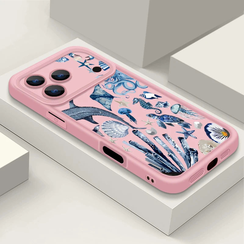 The Underwater World Printed Phone Case For iPhone 17 16e 15 16 Pro Max 14 16 Plus For iPhone Air 13 12 Pro Soft TPU Back Cover