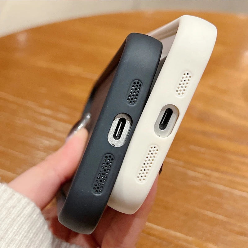 TPU Phone Case For iPhone 17 16e 15 16 Pro Max 14 16 Plus For iPhone Air 13 12 Pro Max Cartoon Whale Printed Soft Silicone Cover