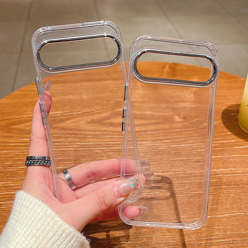 Transparent TPU Phone Case For Google Pixel 10 8 7 9 Pro Pixel 9 10 Pro XL Soft Silicone Clear Back Cover For Google 7A 8A 9A