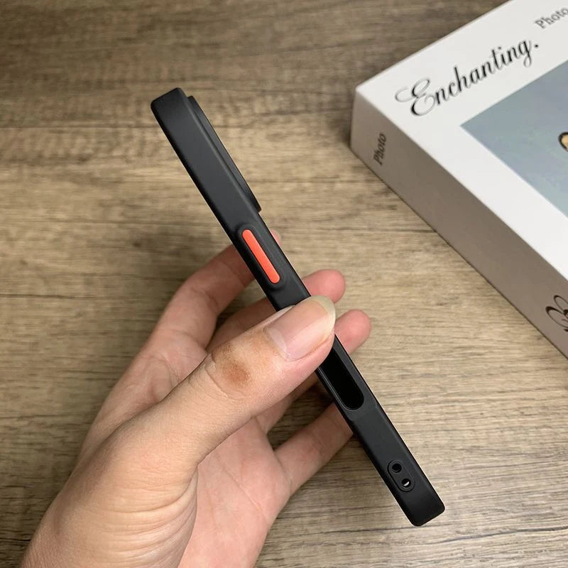 Matte Case For iPhone 17 Air 16e 16 15 14 Pro Max 13 12 17 Pro 11 Shockproof Soft Edge Hard PC Flower Printing Phone Cover Cases