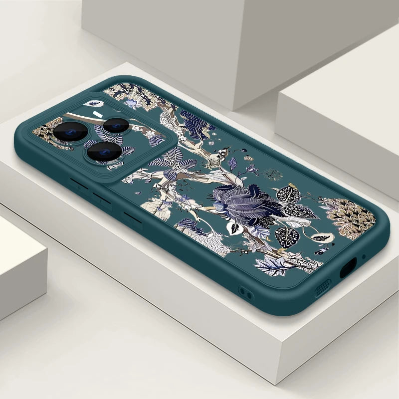 Summer Leaf Pattern Phone Case For Xiaomi Redmi Note 15 14 13 12 Pro 4G Note 13 14 Pro Plus 5G 13C Soft TPU Silicone Back Cover