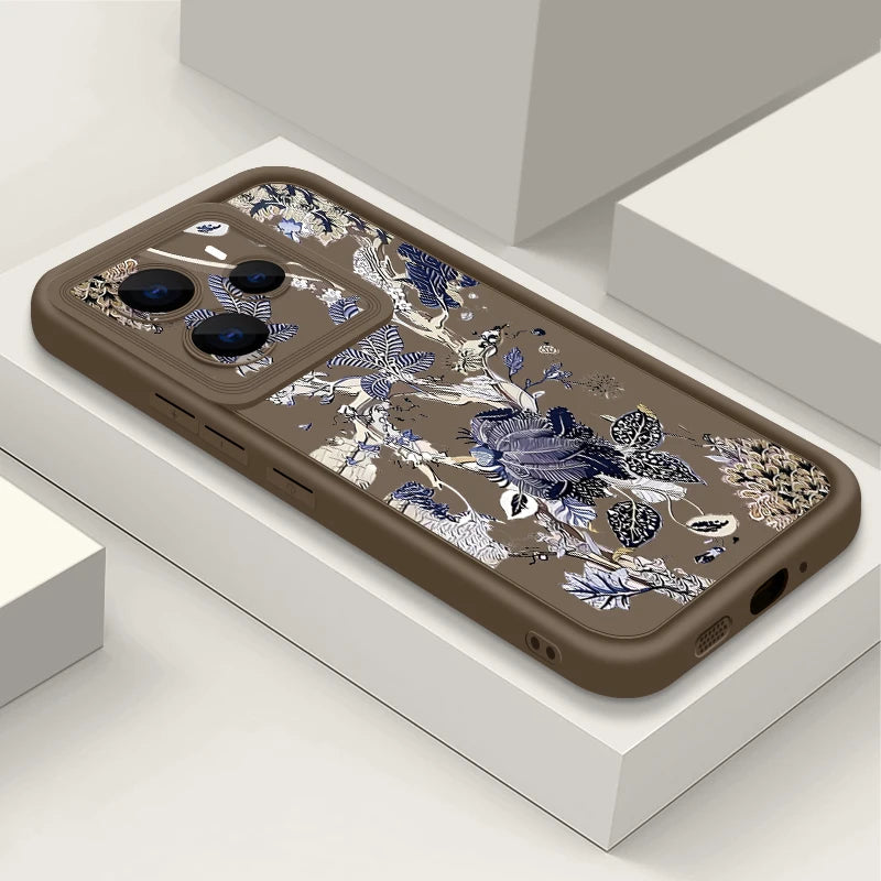 Summer Leaf Pattern Phone Case For Xiaomi Redmi Note 15 14 13 12 Pro 4G Note 13 14 Pro Plus 5G 13C Soft TPU Silicone Back Cover