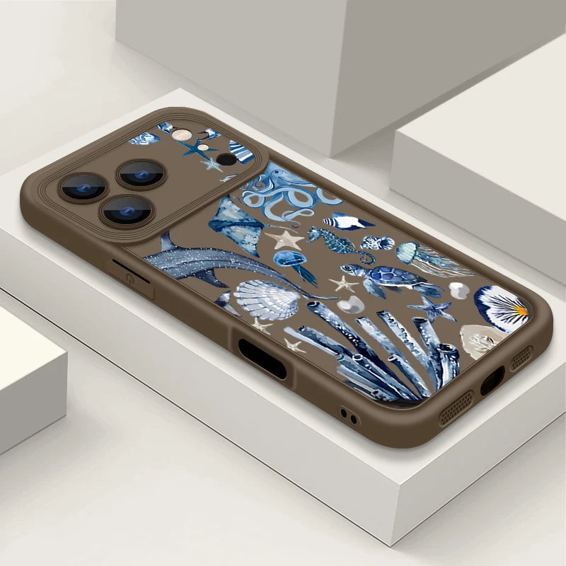 The Underwater World Printed Phone Case For iPhone 17 16e 15 16 Pro Max 14 16 Plus For iPhone Air 13 12 Pro Soft TPU Back Cover