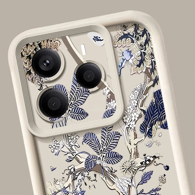 Summer Leaf Pattern Phone Case For Xiaomi Redmi Note 15 14 13 12 Pro 4G Note 13 14 Pro Plus 5G 13C Soft TPU Silicone Back Cover