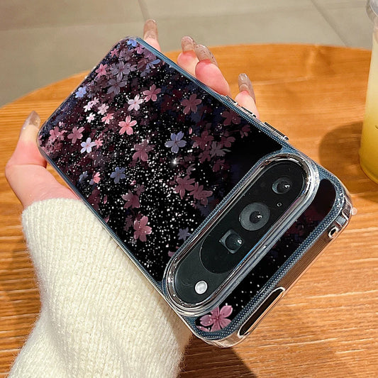 Cherry Blossom TPU Phone Case For Google Pixel 10 9 8 7 Pro Pixel 9 10 Pro XL 7A 8A 9A Shockproof Soft Silicone Clear Back Cover