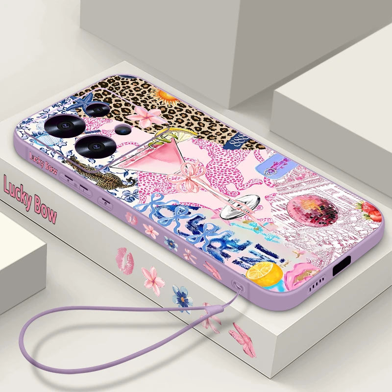 Leopard Print Pattern TPU Phone Case For Xiaomi Redmi Note 14 13 12 Pro 4G Note 13 14 Pro Plus 5G 13C 11 Pro Soft Silicone Cover