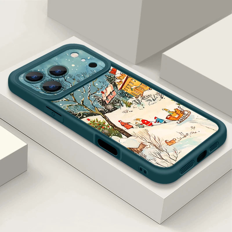 Soft TPU Phone Case For iPhone 17 16e 15 16 Pro Max 14 16 Plus For iPhone Air 13 12 Pro Max Winter Snow Scenery Pattern Cover