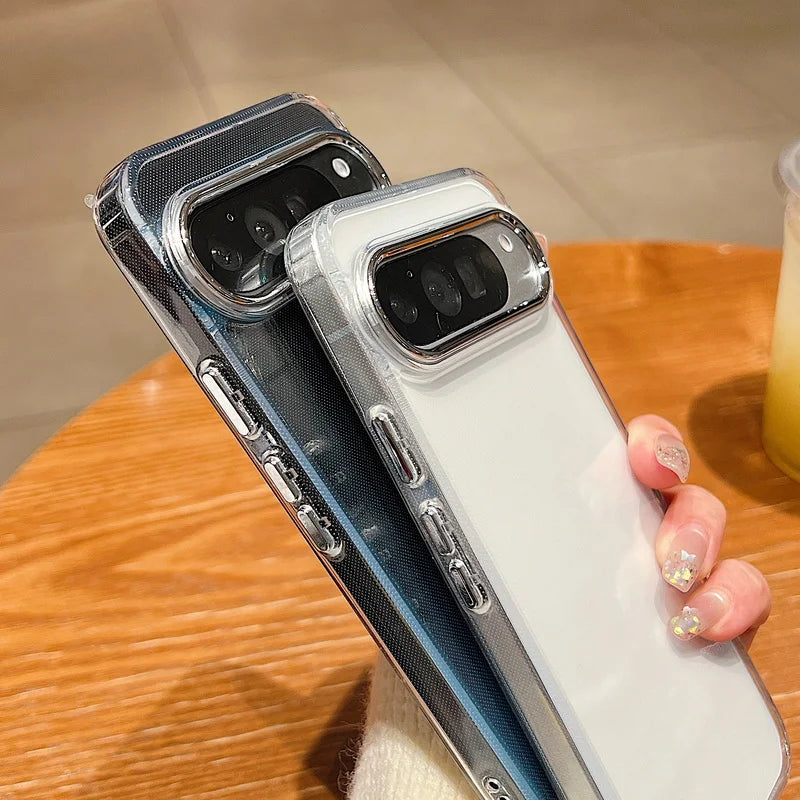 Transparent TPU Phone Case For Google Pixel 10 8 7 9 Pro Pixel 9 10 Pro XL Soft Silicone Clear Back Cover For Google 7A 8A 9A