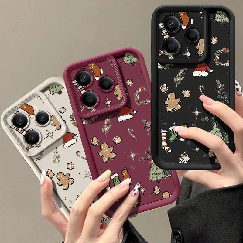 Christmas Gifts Printed Phone Case For Xiaomi Redmi Note 14 13 12 Pro 4G Note 13 14 Pro Plus 5G 13C 11 10 Pro Soft TPU Cover