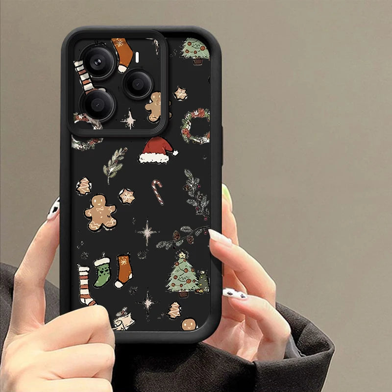 Christmas Gifts Printed Phone Case For Xiaomi Redmi Note 14 13 12 Pro 4G Note 13 14 Pro Plus 5G 13C 11 10 Pro Soft TPU Cover
