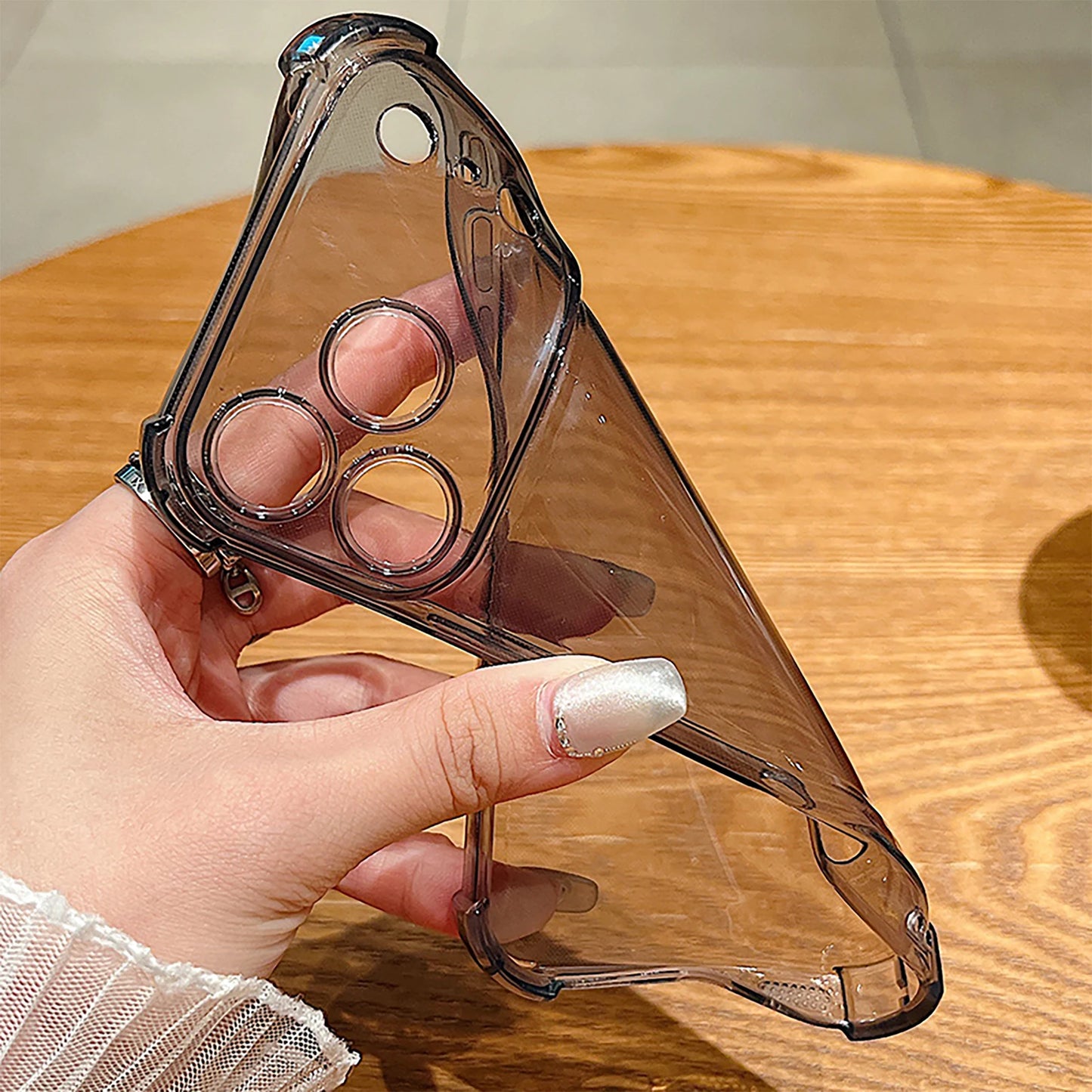 Clear Soft TPU Phone Case For iPhone 17 Pro Max Air 16 15 Pro Max 14 13 12 Pro Max 11 Christmas Tree Pattern Transparent Cover