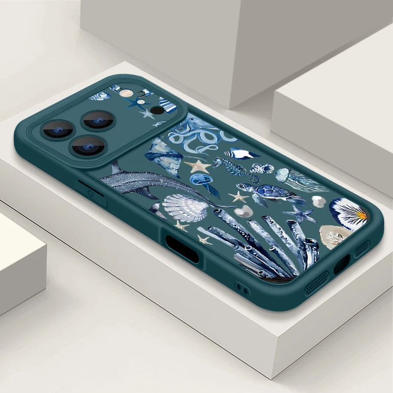 The Underwater World Printed Phone Case For iPhone 17 16e 15 16 Pro Max 14 16 Plus For iPhone Air 13 12 Pro Soft TPU Back Cover