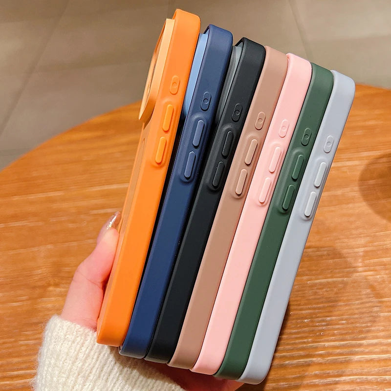 Magnetic Phone Case For iPhone 17 Pro 16 15 14 13 Pro Max For Magsafe Wireless Charge Pink Butterfly Print Hard PC Back Cover