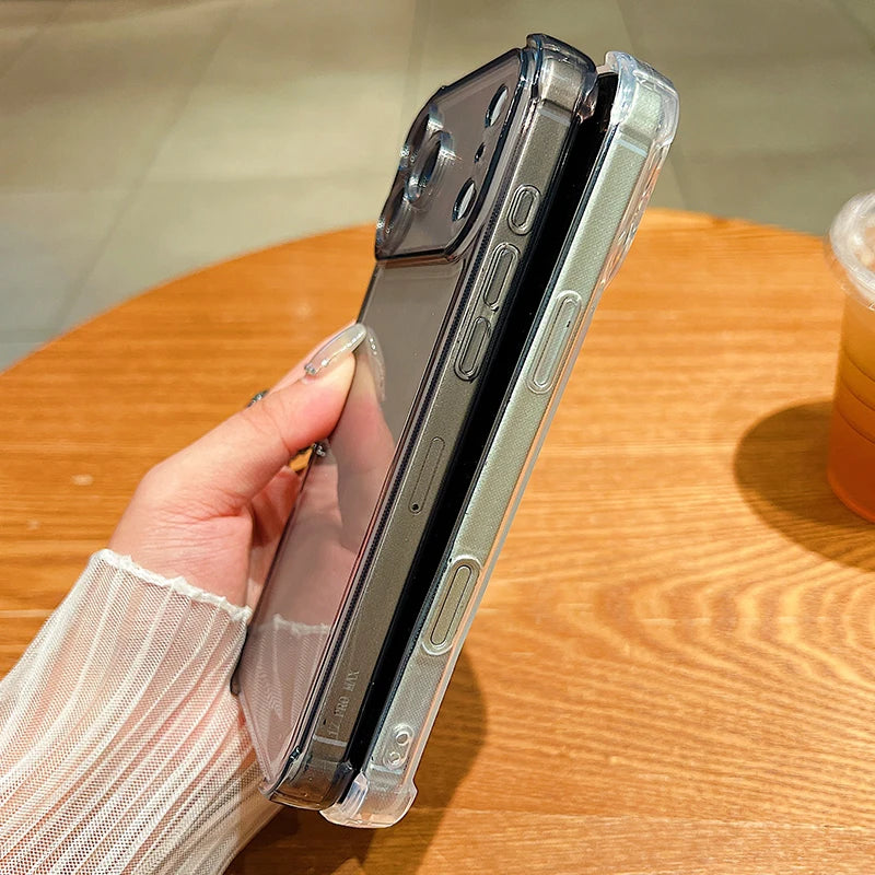 Beautiful Butterfly Pattern Phone Case For iPhone 17 Pro Max Air 16 15 Pro Max 14 13 12 Pro Max 11 Transparent Soft TPU Cover