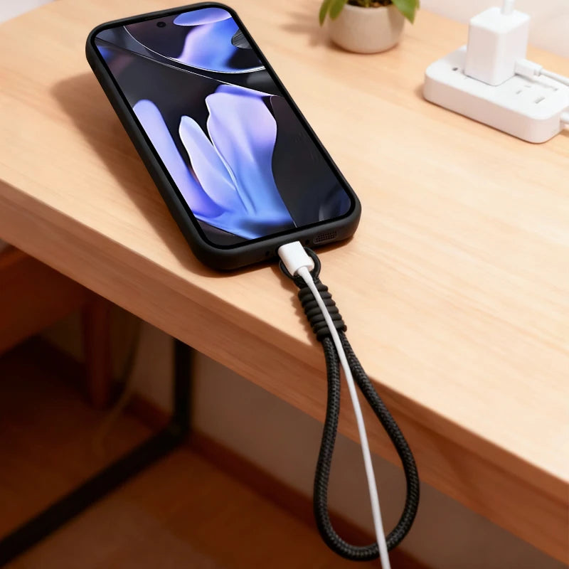 Christmas Doll Printed Phone Case For Google Pixel 10 8 7 Pro 8A Pixel 9 Pro XL Soft TPU Wrist Strap Lanyard Silicone Back Cover